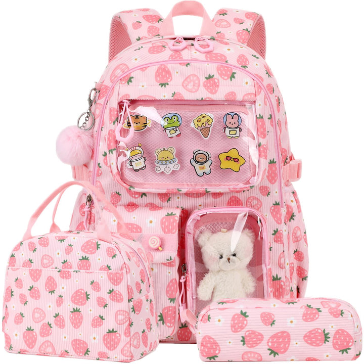 Jumpopack Schulrucksack Mädchen Grundschule Ita Rucksack Set für Teenager Mädchen Schultaschen-Set f