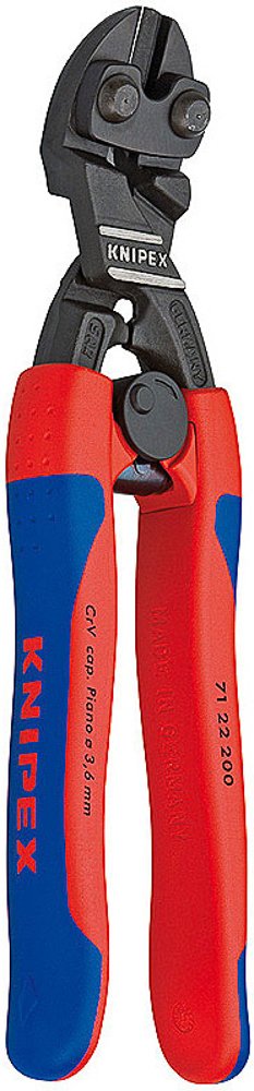Knipex CoBolt® Kompakt-Bolzenschneider schwarz atramentiert, mit schlanken Mehrkomponenten-Hüllen 20