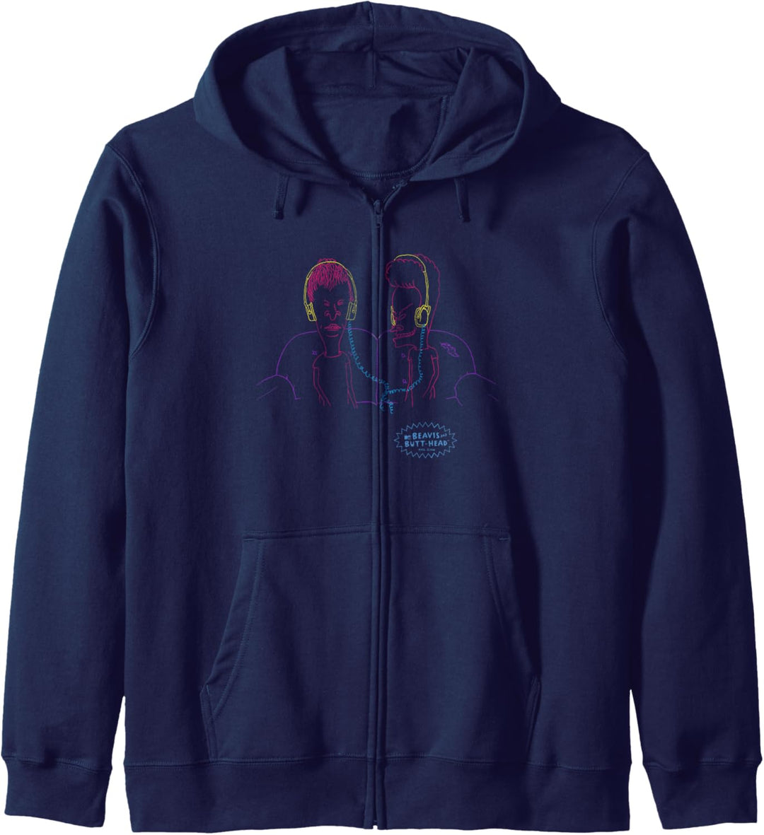 Beavis and Butt-Head Neon Scene Kapuzenjacke