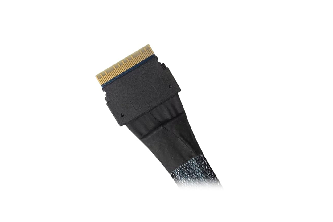 ICY DOCK MB410L-B Datenkabel - 1x MCIO SFF-TA-1016 8i zu 1x SlimSAS SFF-8654 8i Länge 50cm PCIe 4.0