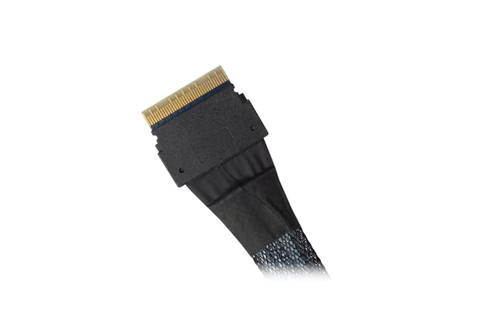 ICY DOCK MB410L-B Datenkabel - 1x MCIO SFF-TA-1016 8i zu 1x SlimSAS SFF-8654 8i Länge 50cm PCIe 4.0