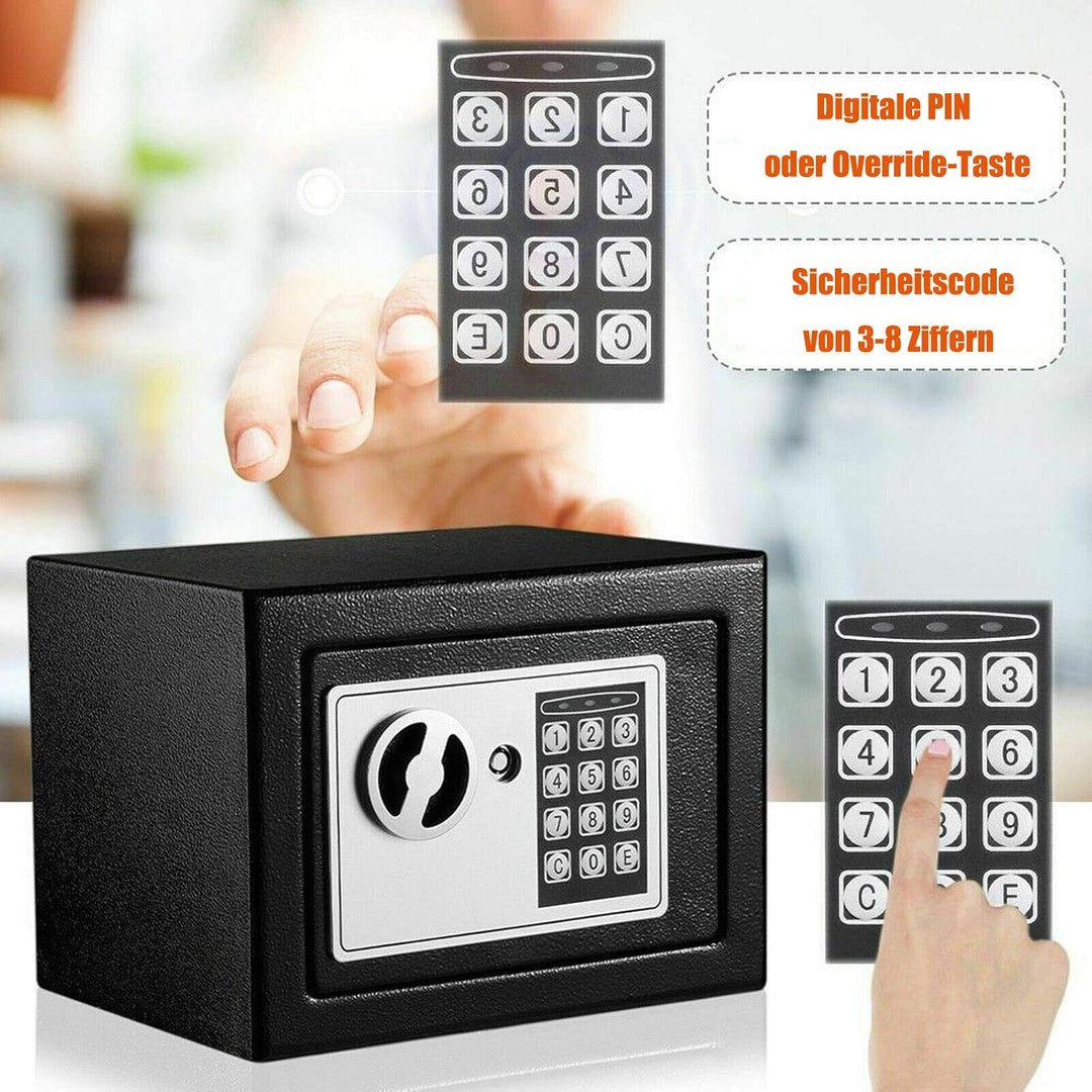 Tresor 4,6 l elektronische Kombination kleine Elektrogeräte Möbeltresor, Kleiner Tresor, Safe, Schra