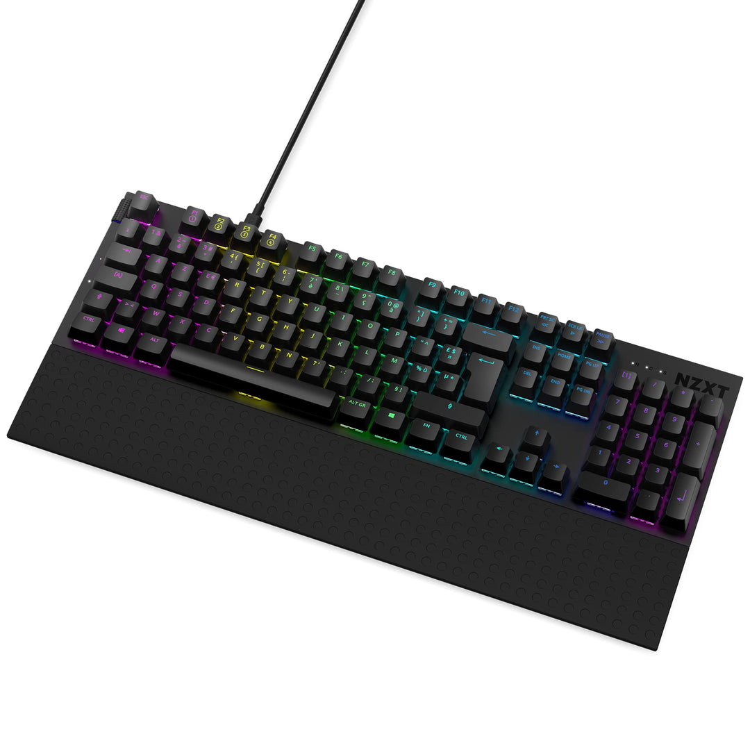 NZXT Function Mechanische PC Gaming Tastatur - beleuchtet - lineare RGB Schalter - MX kompatible Sch