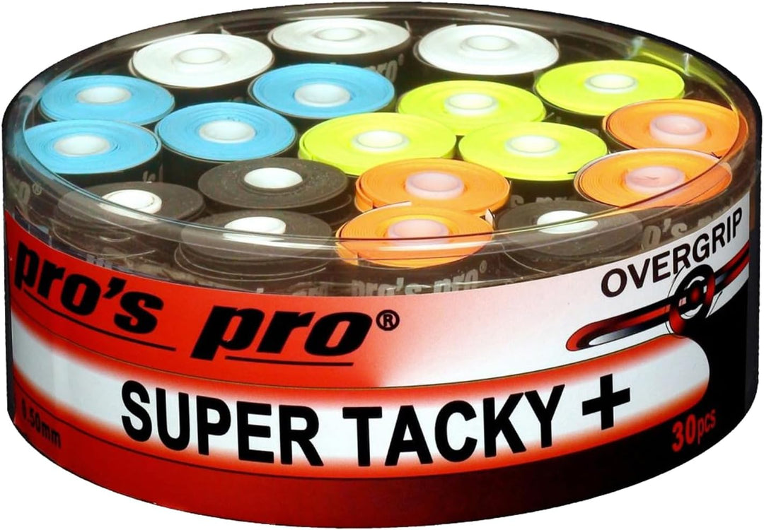 Generisch 30 Overgrip Super Tacky Tape Tennis Griffbänder bunt, bunt