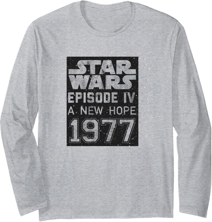 Star Wars Episode IV A New Hope 1977 Blackboard Langarmshirt