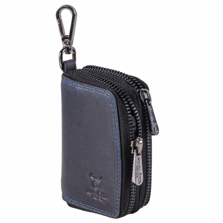 MATADOR Schlüsseletui Herren Leder #KOPENHAGEN mit edler Geschenk Box, Elegante Autoschlüssel Hülle