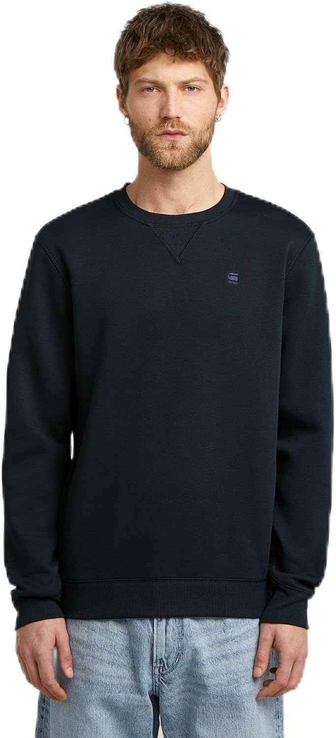 G-Star Herren Premium Core Sweater Sweatshirt XS Blau (Salute D16917-c235-c742), XS Blau (Salute D16