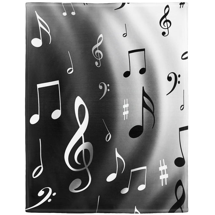 YISUMEI Decke 75x100 cm Kuscheldecken Sanft Flanell Weich Fleecedecke Bettüberwurf Grafiken Musik No
