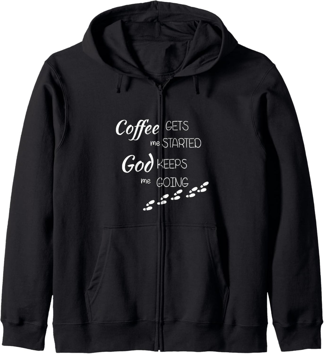 Kaffee I Gott I Christlicher Spruch I Christ I Lobpreis Kapuzenjacke