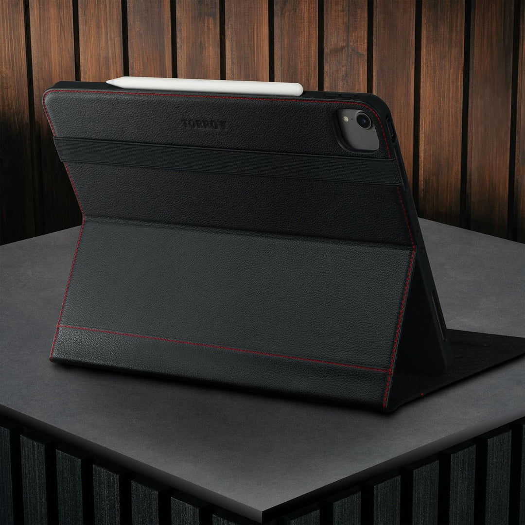 TORRO Hülle kompatibel mit iPad Air 13" M4 (2026), M3 (2025) & M2 (2024) - Lederhülle mit Standfunkt