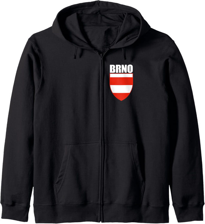 Coat Of Arms Of Brno Czech Republic Souvenir Graphic Czechia Kapuzenjacke