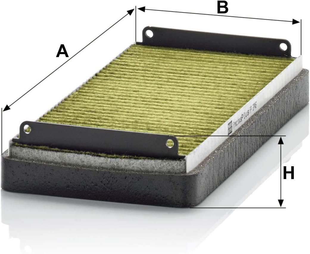 MANN-FILTER FP 2745-2 Innenraumfilter – FreciousPlus Biofunktionaler Pollenfilter (2er Set) – Für PK