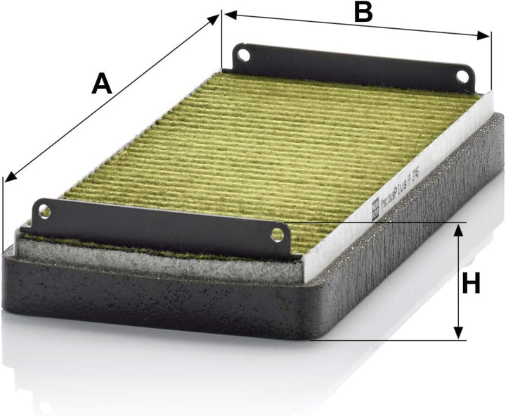 MANN-FILTER FP 2745-2 Innenraumfilter – FreciousPlus Biofunktionaler Pollenfilter (2er Set) – Für PK