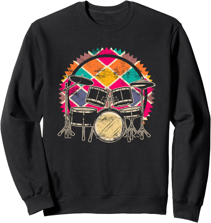 Schlagzeuger Drummer Musik Schlagzeug Sweatshirt