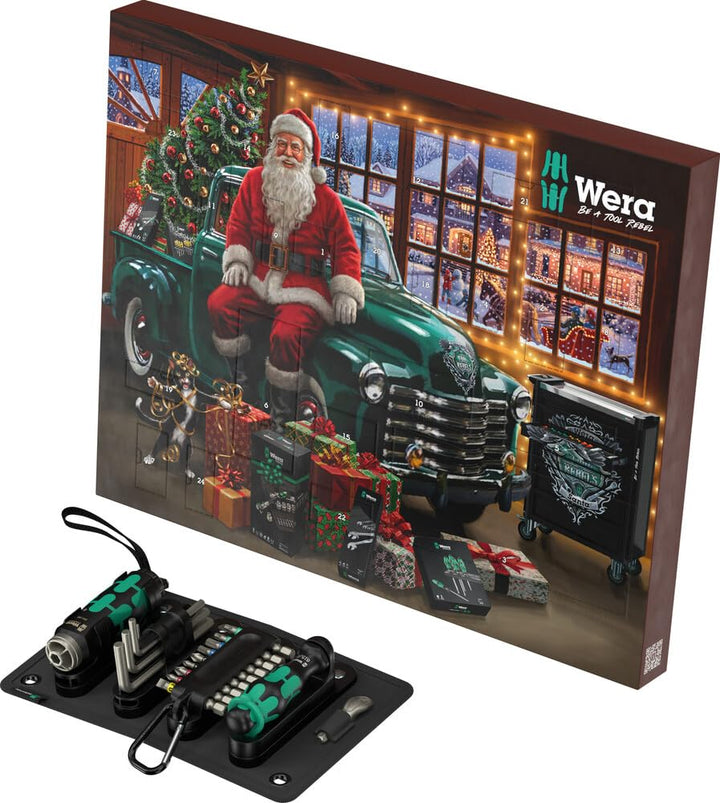 Wera 05136614001 Adventskalender 2026, 24-teilig, Adventskalender 2026
