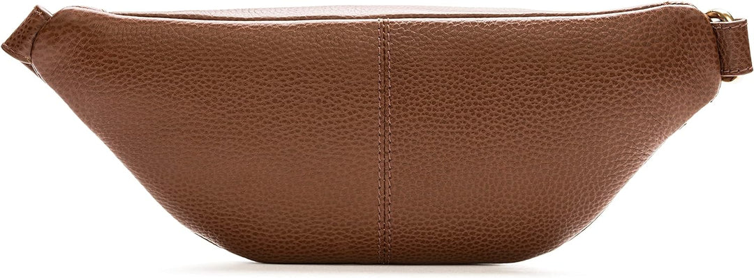 Lazarotti Bologna Leder Gürteltasche Damen | längenverstellbarer Tragegurt | grosse Bauchtasche 31 c