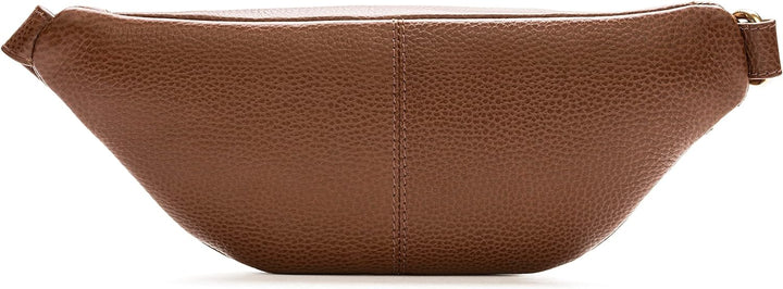 Lazarotti Bologna Leder Gürteltasche Damen | längenverstellbarer Tragegurt | grosse Bauchtasche 31 c