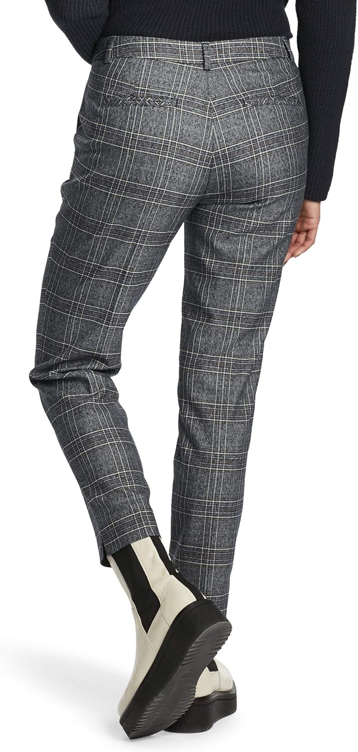 Cartoon Damen Chino-Hose mit Muster 38 Blau, 38 Blau