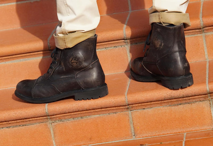 Falco Aviator Motorradstiefel 41 EU Braun, 41 EU Braun