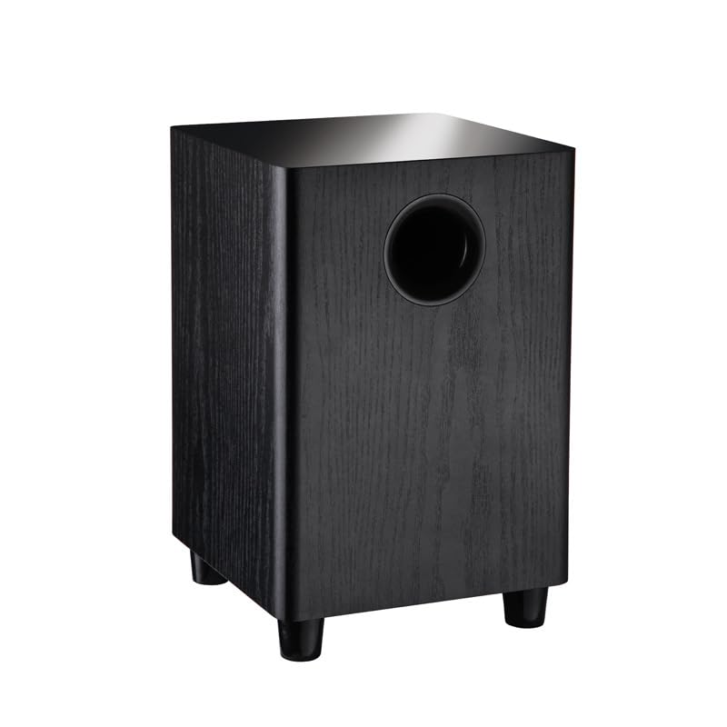 VBESTLIFE 6,5-Zoll-Passiv-Subwoofer, 100-W-Hochleistungs-MDF-Lautsprecher für Tiefe Bässe, mit Boden