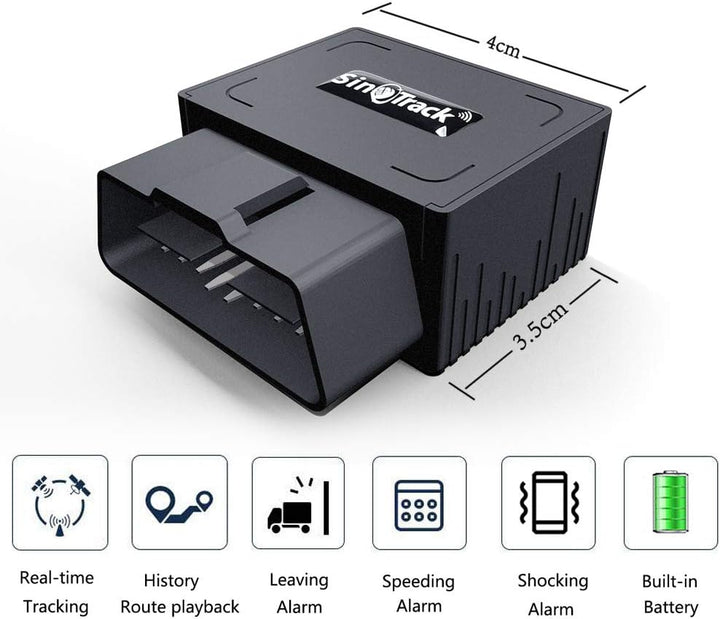 SinoTrack GPS Tracker für Fahrzeuge, ST-902L 4G Echtzeit Fahrzeug OBD GPS Auto Tracking Gerät Locato