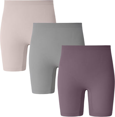 INNERSY Radlerhose Damen Kurz Hose Unter Kleid Rock Anti Scheuern Kurze Leggings Sommer 3er Pack S V