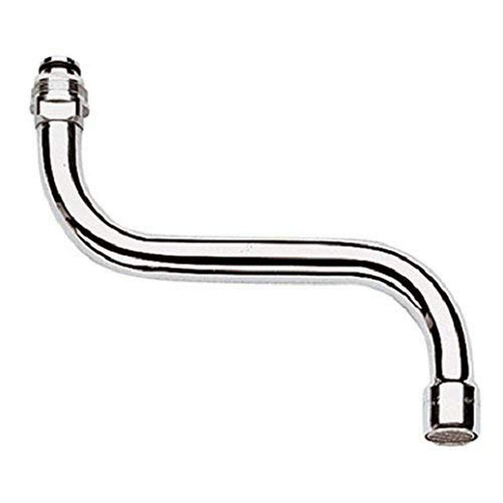 GROHE S-Auslauf, Ausladung 150 mm, Silber