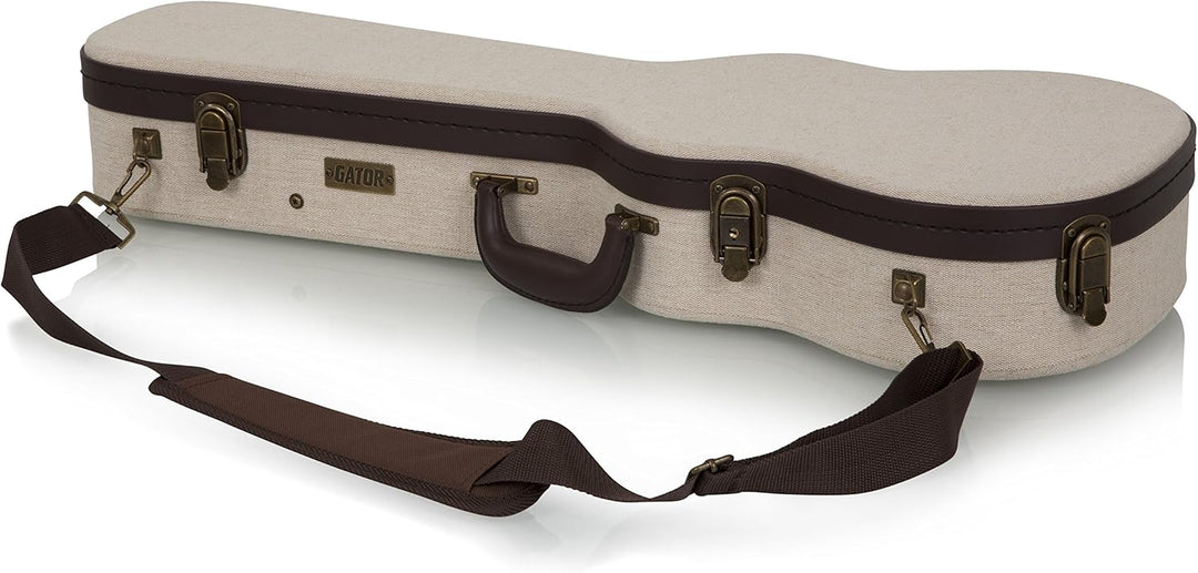GATOR-Fälle GW-JM-UKE-TEN Ukulelen-Tenor-Fall Beige Tenor-Ukulele, Beige Tenor-Ukulele