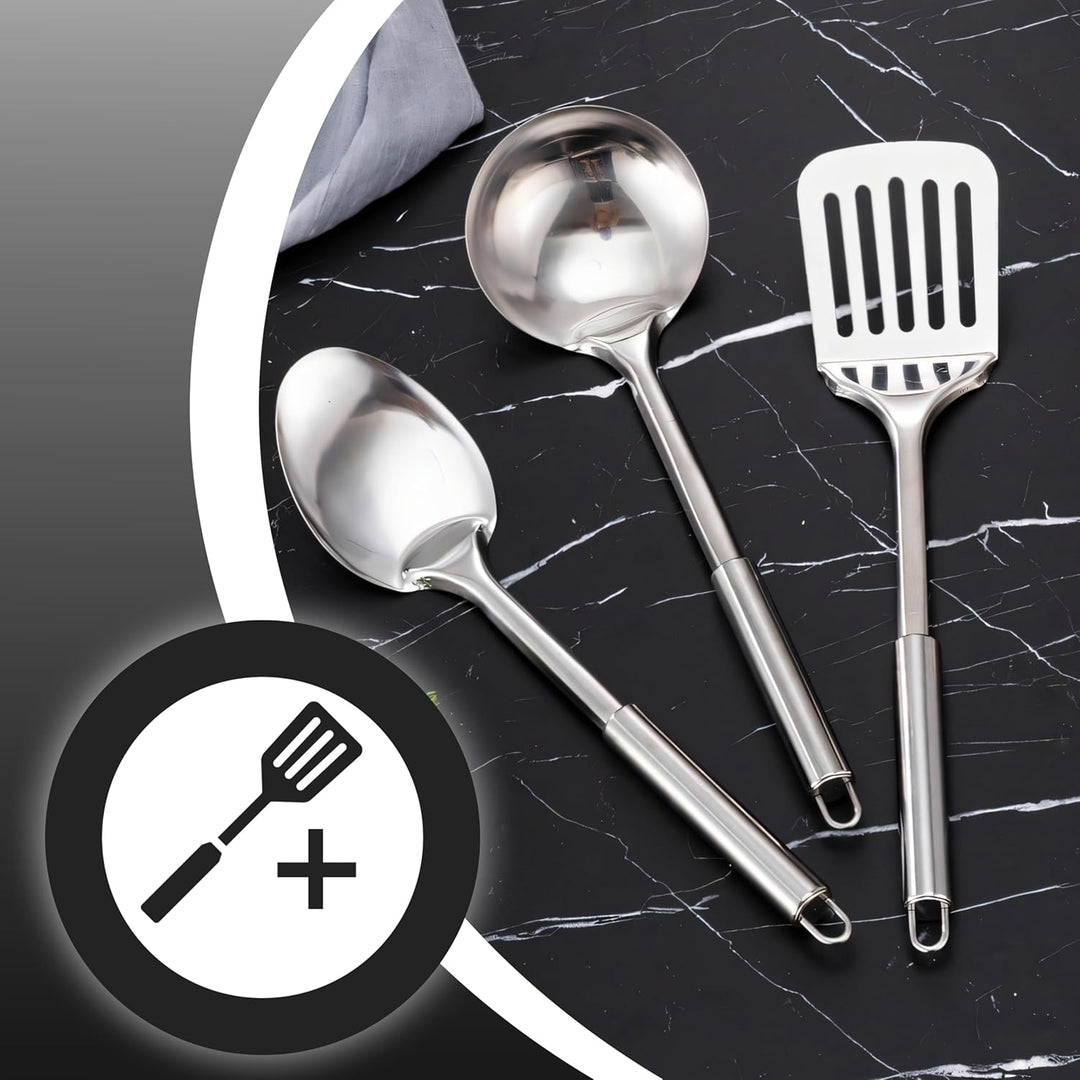 Retoo Topf und Pfannenset Induktion 15-teilig Kochtopf Set mit Deckel, 3 Schöpfkellen, Pfanne, Topfs