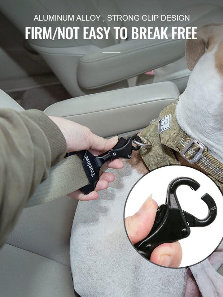 Hunde Auto Sicherheitsgurt Sicherheitsschnallen Schloss,Hundesicherheitsgurt für Auto, robuster Auto