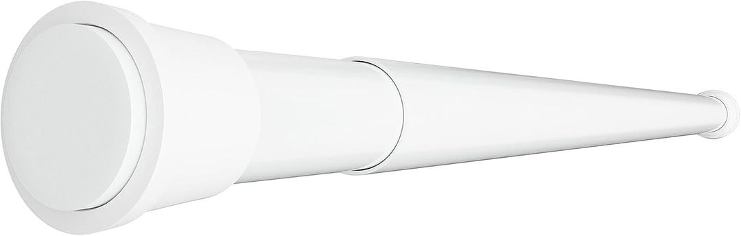 Aquabad® Hastaflex Teleskop 190-300 cm Duschvorhangstange ohne Bohren, Weiss, für Dusche und Fenster