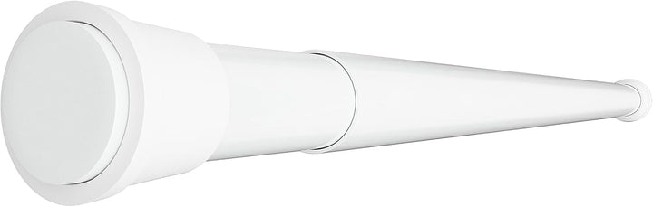 Aquabad® Hastaflex Teleskop 190-300 cm Duschvorhangstange ohne Bohren, Weiss, für Dusche und Fenster