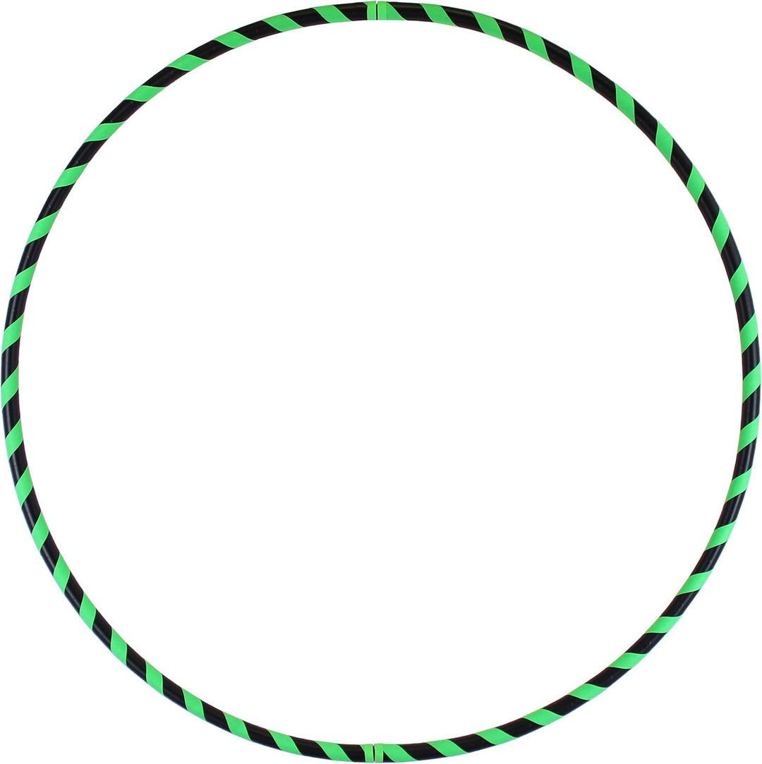 HOOPOMANIA Hula Hoop Reifen für Anfänger [Ø90cm - Ø105cm] Hula Hoop Reifen Erwachsene Ø90cm Neon Grü