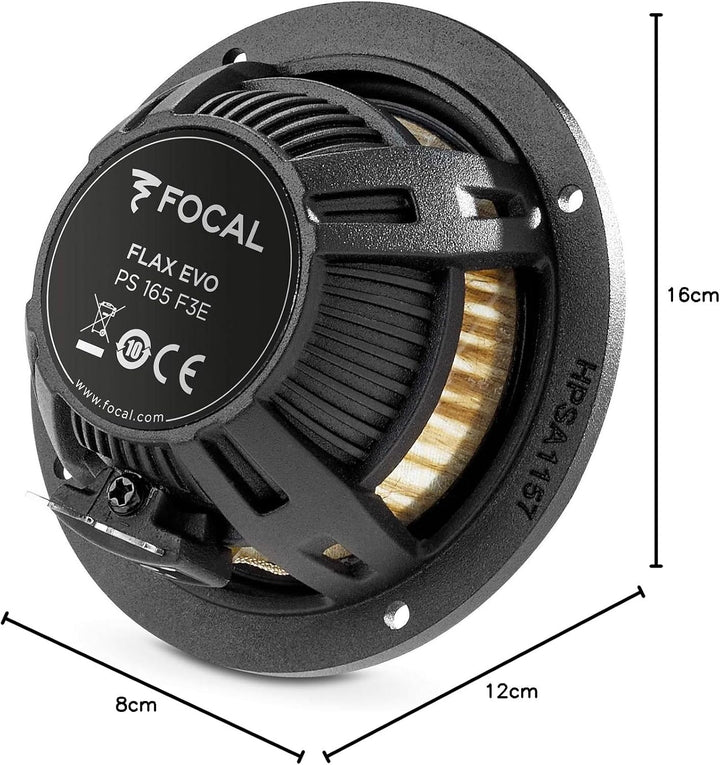 Focal Flax EVO PS165F3E 3-Wege Compo 3-Wege 165 mm Componenten-Lautsprecher Speaker