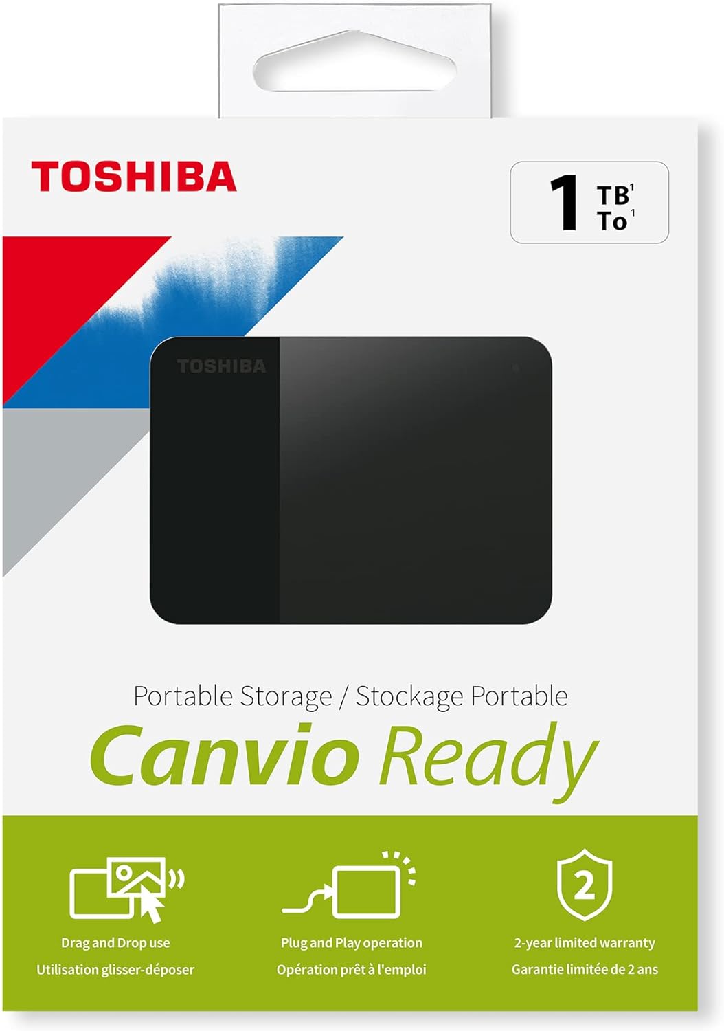Toshiba Canvio Ready 1TB black 2.5" - Festplatte - 2,5"