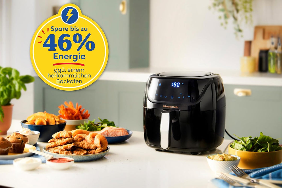 Russell Hobbs Heissluftfritteuse L 4l [7 Kochfunktionen|10 Programme] AirFryer (spülmaschinenfest, m