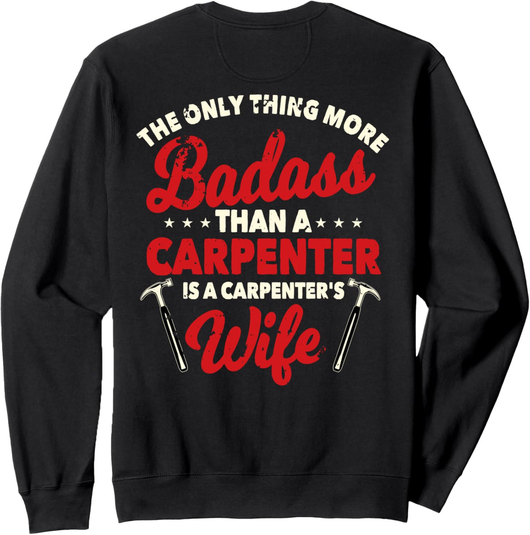 Zimmermann Geschenke Design auf der Rückseite der Kleidung Sweatshirt