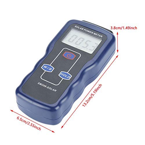 SM206 Digital Solar Power Meter Sonnenstrahlung Energie Insolation Tester Messprüfgerät