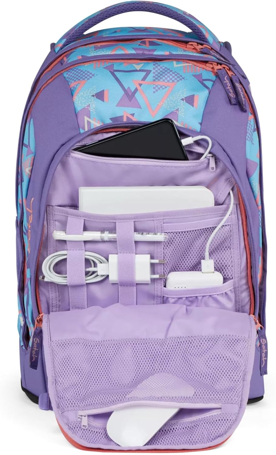 Satch Pack ab 5. Klasse ergonomisch 30L Stauraum standfest Organisationstalent Einheitsgrösse 80s Da