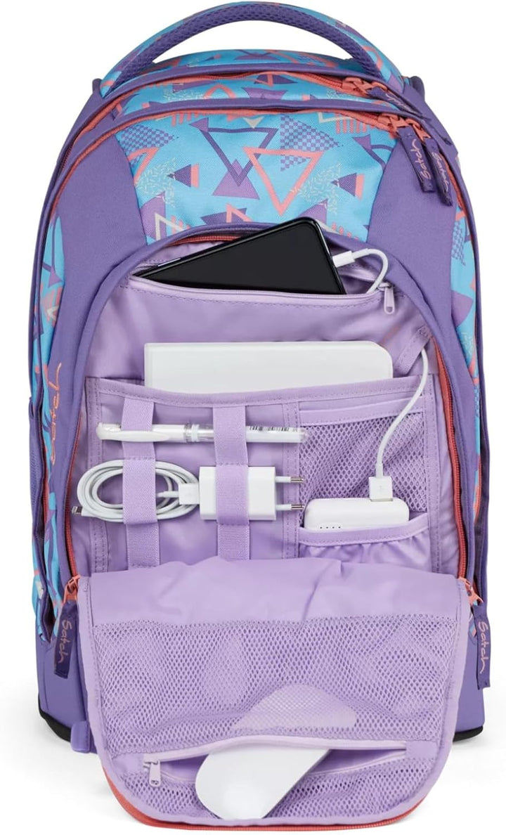 Satch Pack ab 5. Klasse ergonomisch 30L Stauraum standfest Organisationstalent Einheitsgrösse 80s Da