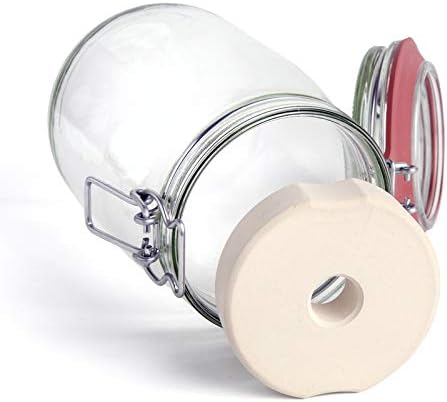 Beschwerungsstein 8 cm/ - 4 STÜCK - für Bügelglas/Sauerkraut herstellen/Kimchi und Gemüse Fermentier