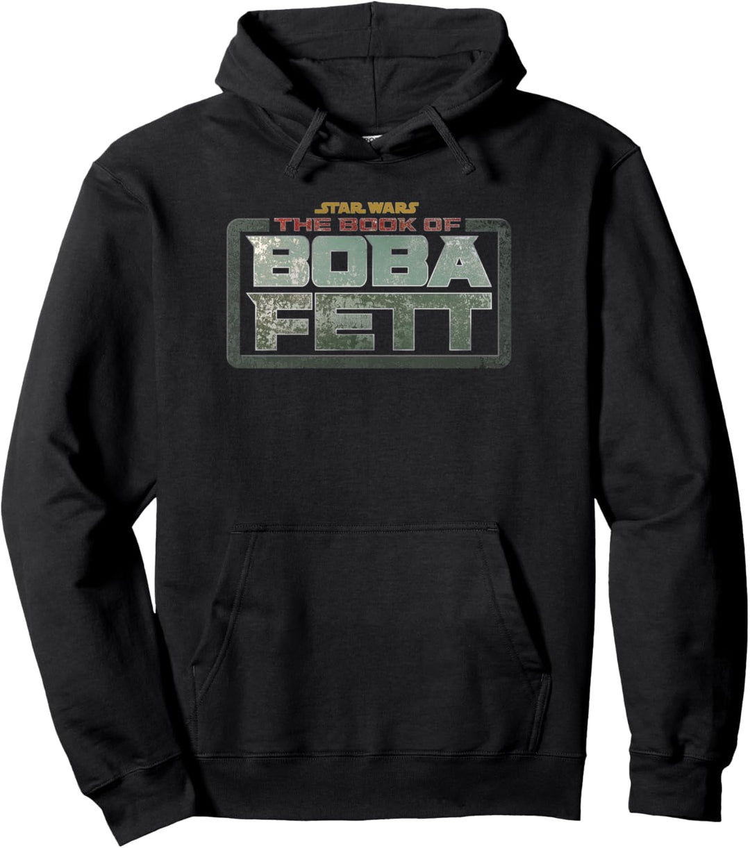 Star Wars The Book Of Boba Fett Logo V-1 Pullover Hoodie