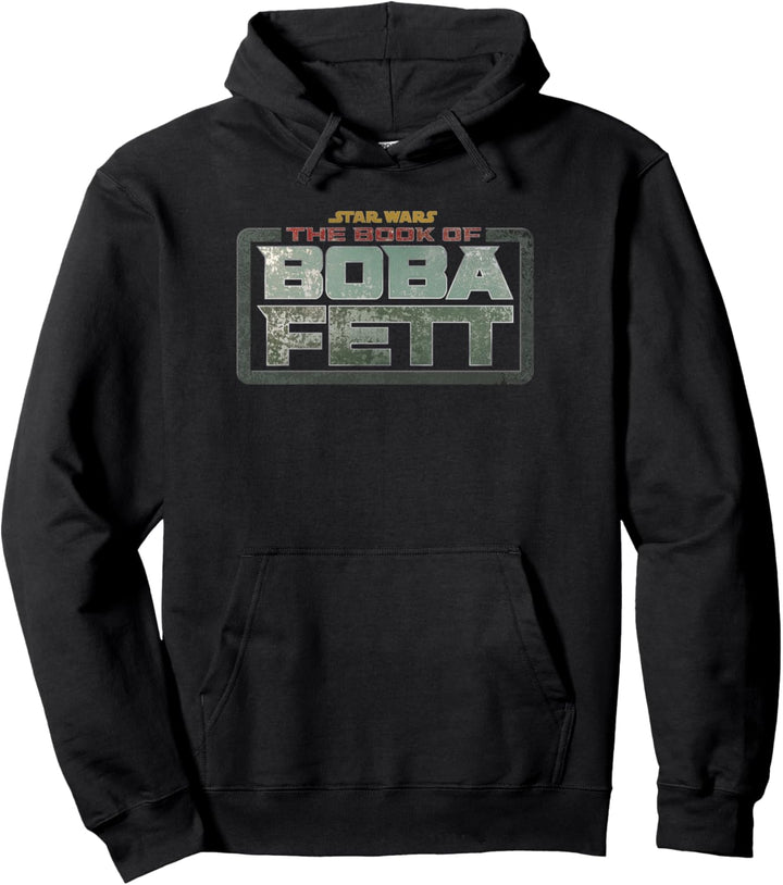 Star Wars The Book Of Boba Fett Logo V-1 Pullover Hoodie