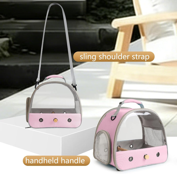 Interfashioner® Vogeltrage, tragbare Vogeltrage für Papageien, Sittiche, Wellensittiche, kleine Vöge