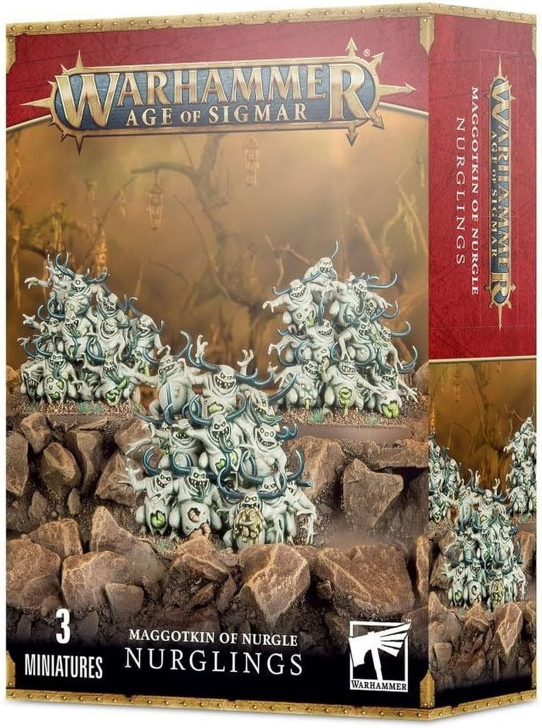 Warhammer Age of Sigmar Maggotkin of Nurgle Nurglings Modellbausatz