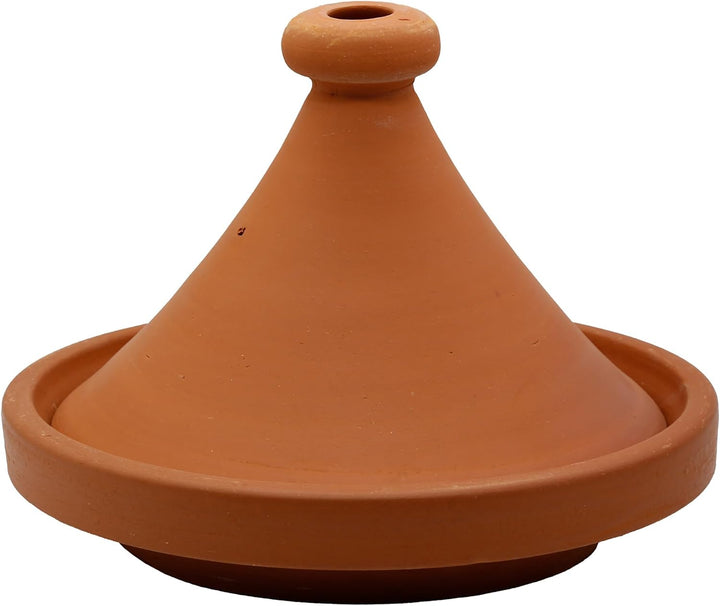 Schmortopf aus Ton – Marokkanische Tajine Ø 30 cm Kochen für 3-4 Personen | Tagine unglasierter Gart