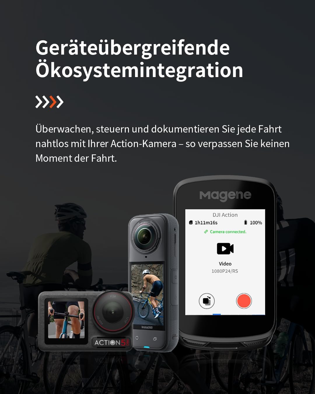 Magene C606 Pro GPS-Fahrradcomputer, Kartennavigation, Multi-Szenario ClimbPro, 2,8-Zoll-Farb-Touchs