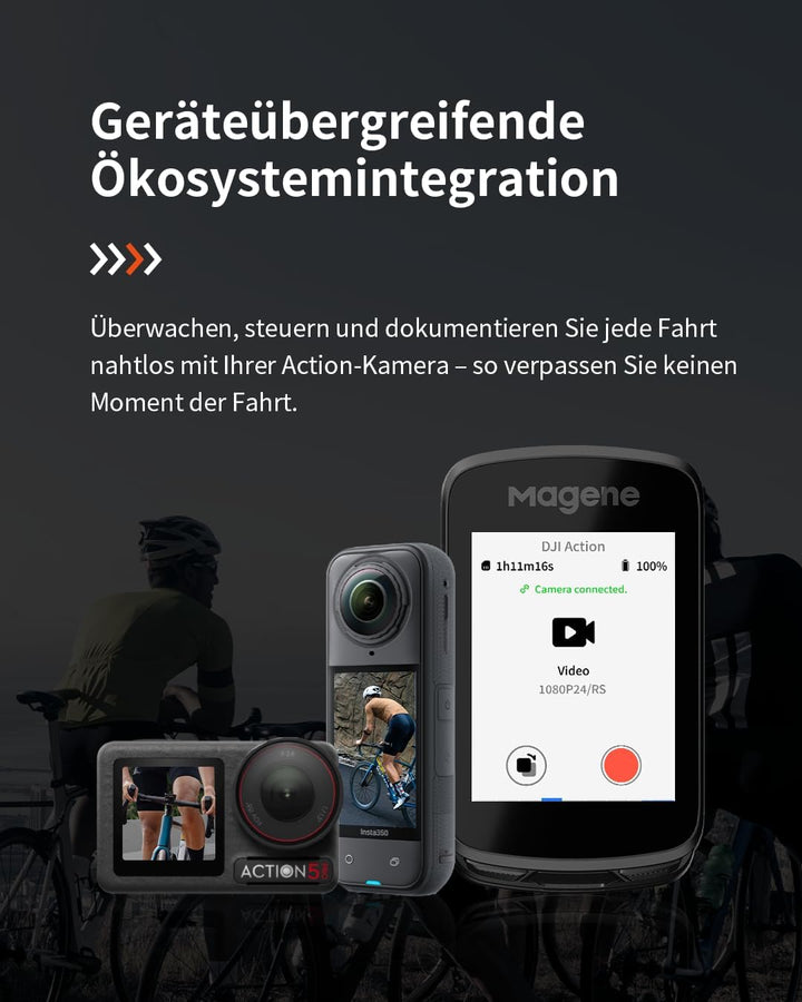 Magene C606 Pro GPS-Fahrradcomputer, Kartennavigation, Multi-Szenario ClimbPro, 2,8-Zoll-Farb-Touchs