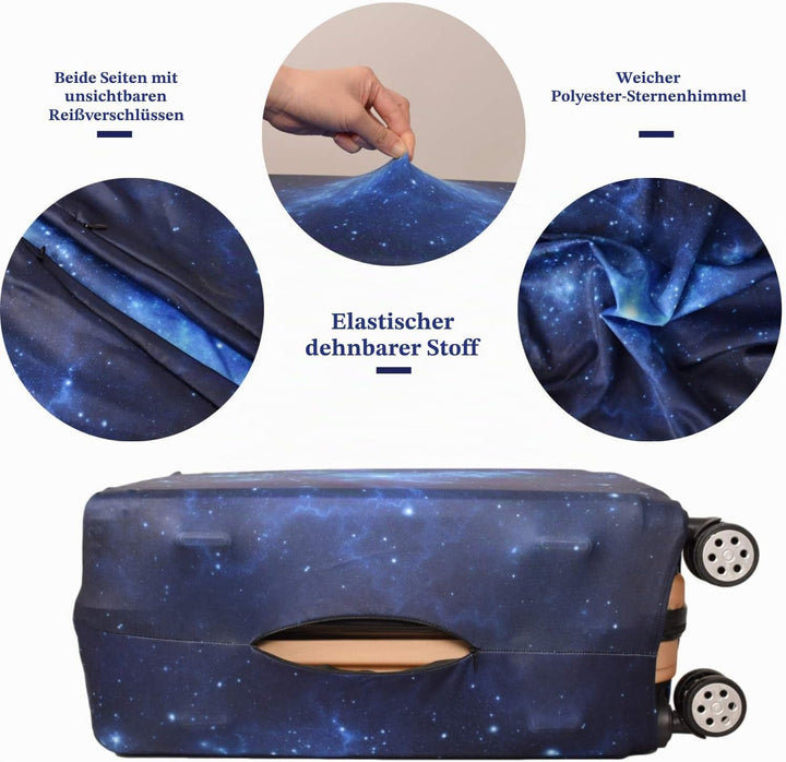 Gepäckabdeckung, waschechter Schutzkoffer-Cover - Reise-elastischer Spandex-Koffer-Protector Für Gep