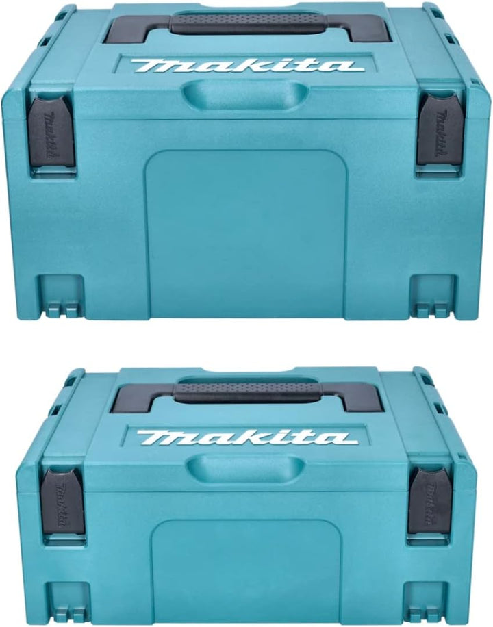 Makita Makpac Set Gr. 1 + Gr. 2 + Gr. 3 + Gr. 4 Transportbox und Werkzeugkiste